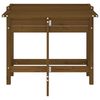 vidaXL Plantekasse med foldbar bordplate honningbrun heltre furu