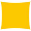 vidaXL Solseil oxfordstoff kvadratisk 3x3 m gul