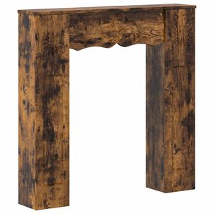 vidaXL Peisramme R&oslash;kt Eik 102 x 20 x 102 cm Konstruert tre