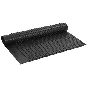 vidaXL Prikket dreneringsark Svart 1 x 10 m HDPE