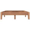vidaXL Sengeramme heltre teak 120x200 cm