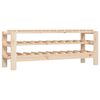 vidaXL Vinstativ 109,5x30x42 cm heltre furu