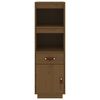 vidaXL Highboard honningbrun 34x40x108,5 cm heltre furu