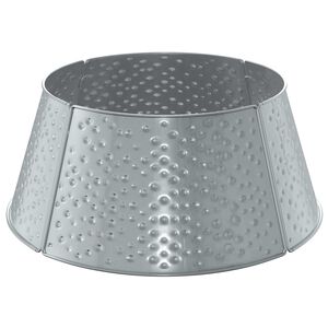 vidaXL Juletrekrage Kjegleformet S&oslash;lv &Oslash; 62 x 25 cm St&aring;l