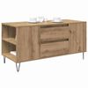 vidaXL Kaffebord Artisan Eik 102 x 44,5 x 50 cm Konstruert tre