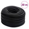 vidaXL Luftslange svart 20 m hybrid gummi og PVC