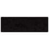 vidaXL Teppel&oslash;per Svart 50 x 200 cm 100% Polypropylen Tuft