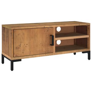 vidaXL TV-benk brun 90x30x40 cm heltre furu