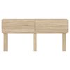 vidaXL Hodegavl Sonoma eik 200 cm Konstruert tre