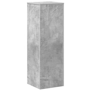 vidaXL Plantestativ betonggr&aring; 33x33x100 cm konstruert tre