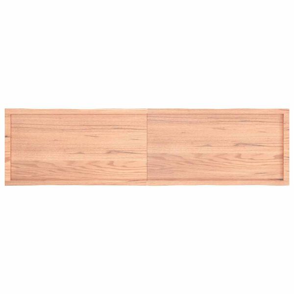 vidaXL Bordplate lysebrun 200x50x(2-6)cm behandlet heltre naturlig
