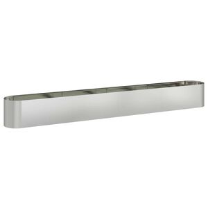 vidaXL Hevet Hagebed Galvanisert st&aring;l 360 x 40 x 40 cm
