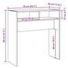 vidaXL Konsollbord gammelt tre 78x30x80 cm konstruert tre