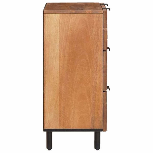 vidaXL Serviesskap Acacia Brun Finish 60 x 33 x 75 cm Massiv mango tre