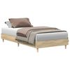 vidaXL Sengestamme Sonoma eik 80 x 200 cm Konstruert tre