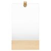 vidaXL Veggspeil heltre furu 23x39,5 cm