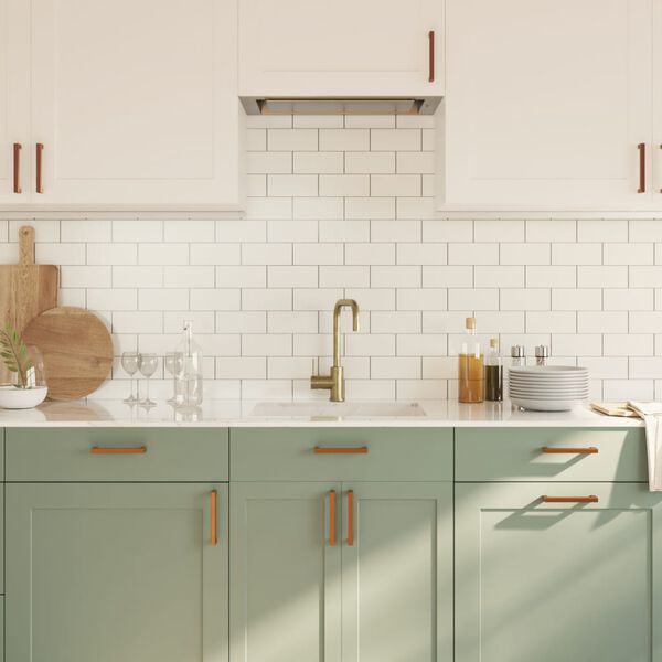 vidaXL Skaph&aring;ndtak 20 stk bronse 128 mm rustfritt st&aring;l