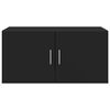 vidaXL Veggskap svart 80x42,5x40 cm konstruert tre
