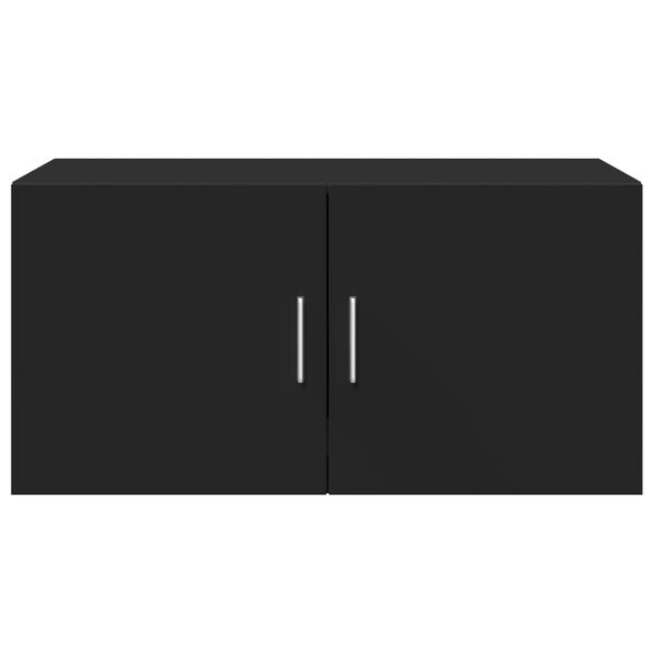 vidaXL Veggskap svart 80x42,5x40 cm konstruert tre