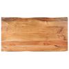 vidaXL Salongbord med livlige kanter 115x60x40 cm heltre akasie