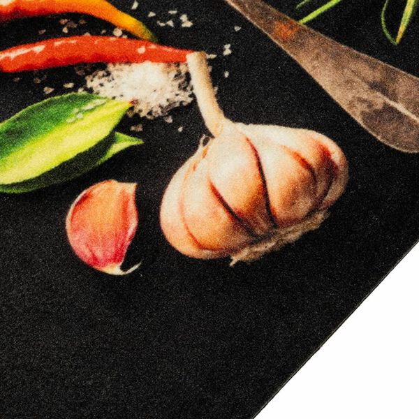 vidaXL Kjøkkenteppe vaskbar krydder 45x150 cm fløyel