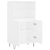 vidaXL Highboard hvit 60x36x110 cm konstruert tre