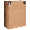 vidaXL Vegghengte skap 2 pcs Gammelt tre 69,5 x 34 x 90 cm
