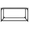 vidaXL Salongbord grå sonoma 80x50x40 cm konstruert tre og jern