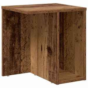 vidaXL Avlastningsbord Gammelt tre 37 x 32 x 40 cm Konstruert tre