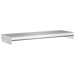 vidaXL Gittertrinn 70x24x7 cm galvanisert st&aring;l