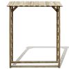 vidaXL Vedskjul 150x44x176 cm impregnert furu