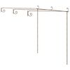vidaXL Hagepergola antikk brun 3x3x2,5 m jern