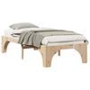 vidaXL Sengestamme Brun 75 x 190 cm Massiv furu