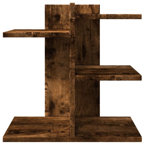 vidaXL Hylle til skrivebord røkt eik 42x21,5x42 cm konstruert tre