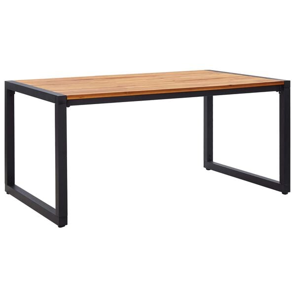 vidaXL Utend&oslash;rs spisestue 5 deler brun