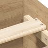 vidaXL Sengeramme uten madrass artisan eik 150x200 cm konstruert tre