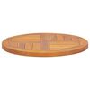 vidaXL Bordplate heltre teak 2,5 cm 50 cm