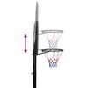 vidaXL Basketballstativ svart 258-363 cm polyetylen