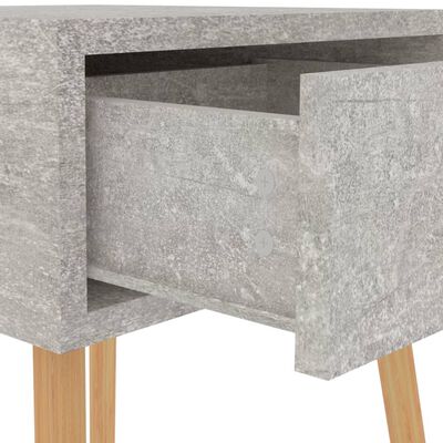 vidaXL Nattbord betonggrå 40x40x56 cm sponplate