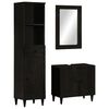 vidaXL Baderomsskapsett 3 deler heltre mango