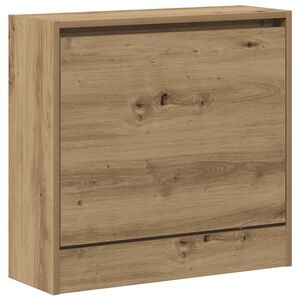 vidaXL Sko Skap 60 x 21 x 57 cm Konstruert tre Artisan Eik