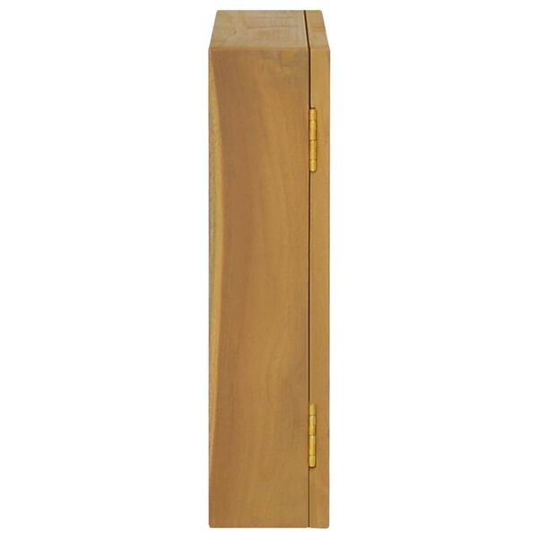 vidaXL Speilskap 60x10x40 cm heltre teak