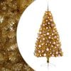 vidaXL Kunstig juletre med julekuler 180 cm 300 LED-lys Varmhvit