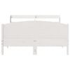 vidaXL Sengeramme uten madrass hvit 120x190 cm heltre furu