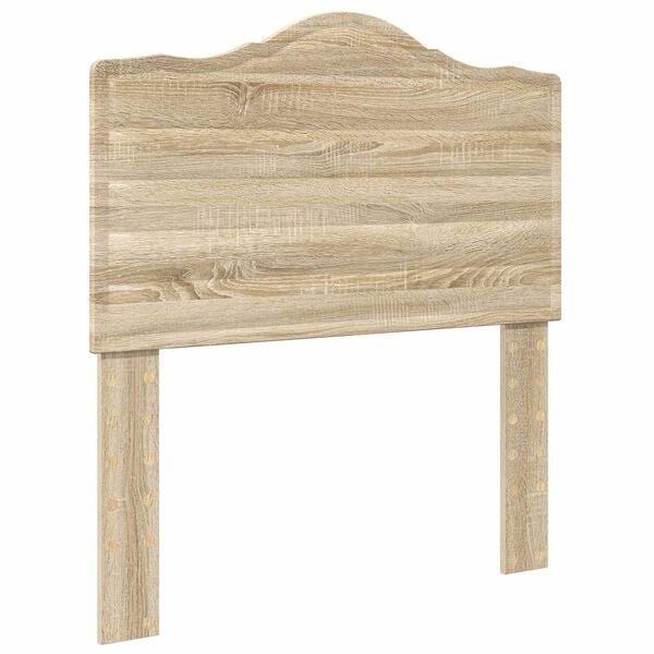 vidaXL Hodegavl med hodegjerde Sonoma eik 90 cm Konstruert tre