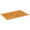 vidaXL Badematter Naturlig 65 x 100 cm Solid akasietre