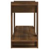 vidaXL Bokhylle brun eik 100x30x51 cm konstruert tre