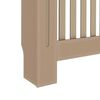 vidaXL Radiator Deksel 2 pcs Brun 152 x 19 x 81,5cm Konstruert tre