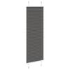 vidaXL pliss&eacute;gardin sort 45x100 cm Stoff Bredde 44,4 cm Polyester