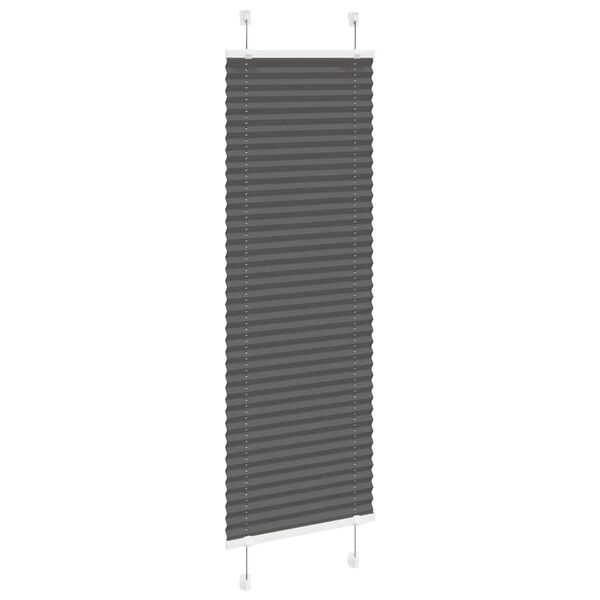 vidaXL pliss&eacute;gardin sort 45x100 cm Stoff Bredde 44,4 cm Polyester